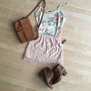Lace Mini Skirt